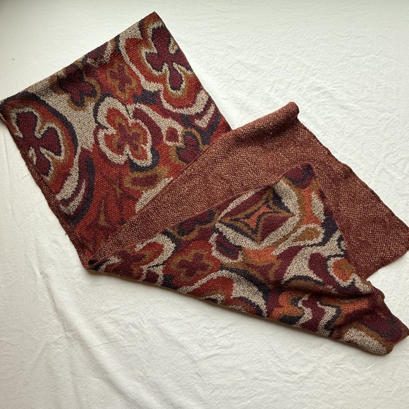 Missoni Accessories - Vintage Missoni Sport‎ Scarf Reversible Abstract Floral Linen Blend (Flaw) 65x15